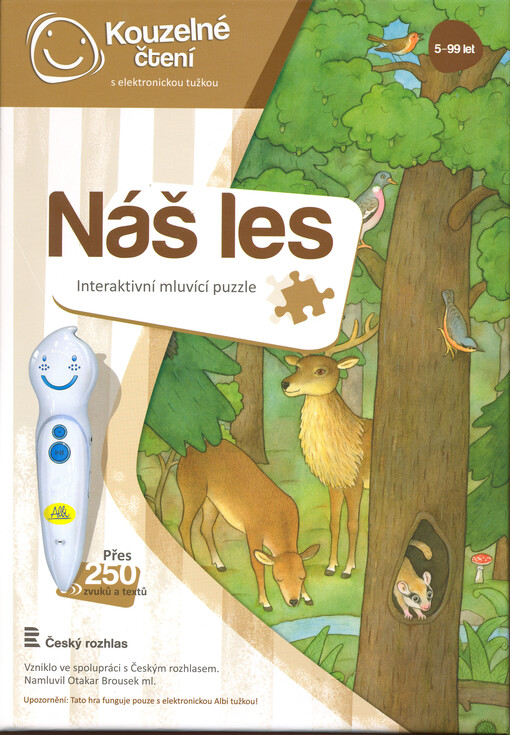 Náš les : interaktivní mluvící puzzle