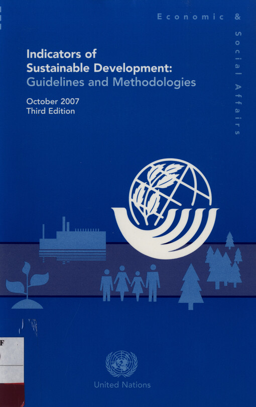 Indicators of sustainable development : guidelines and methodologies