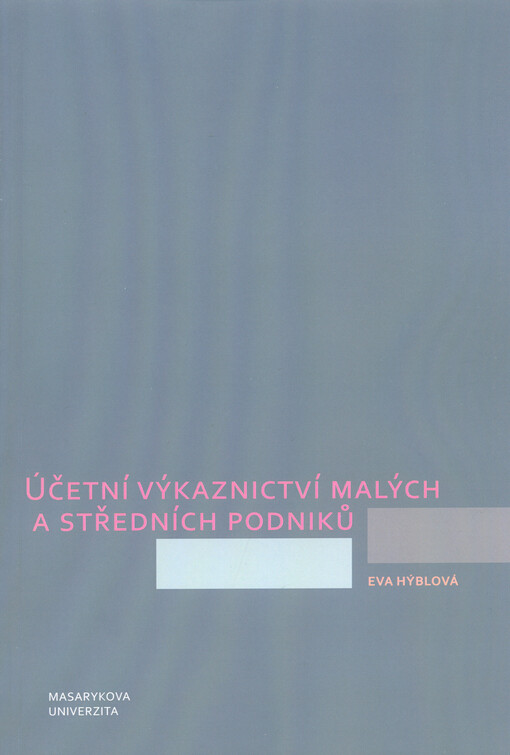 Účetní výkaznictví malých a středních podniků