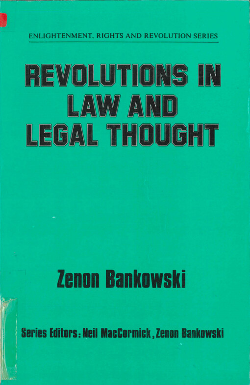 Revolutions in law and legal thought