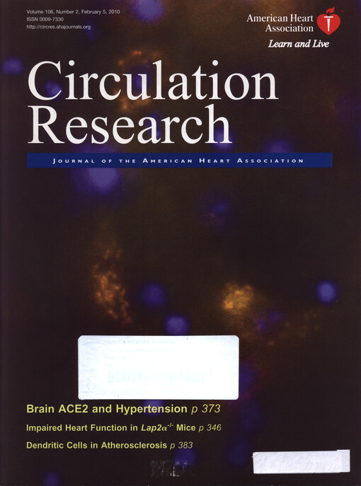 Circulation research : journal of the American Heart Association