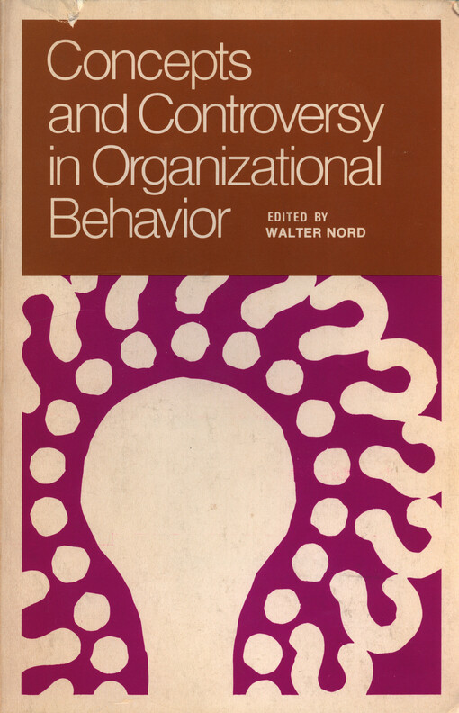 Concepts and controversy in organizational behavior