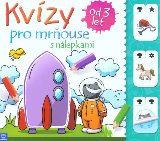 Kvízy pro mrňouse od 3 let s nálepkami