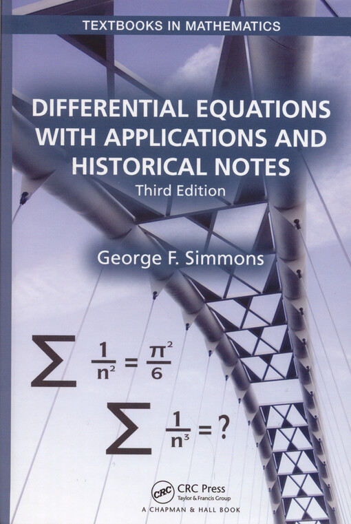 Differential equations with applications and historical notes