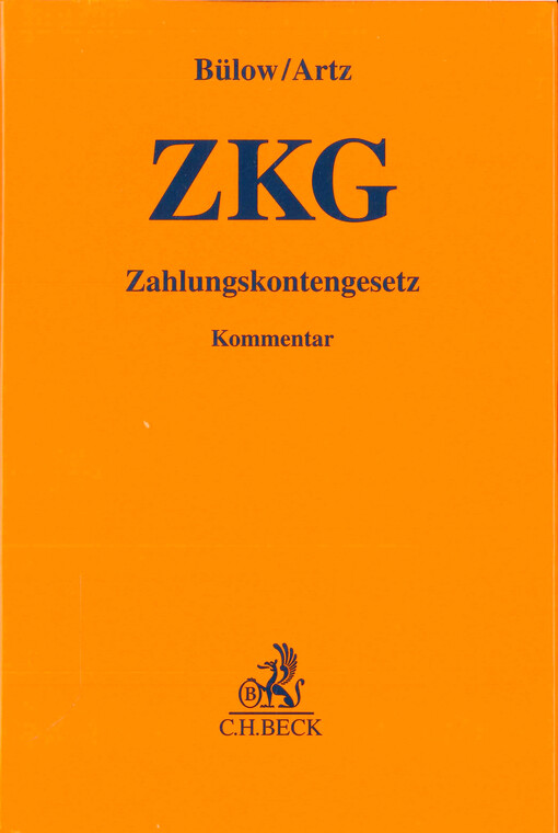 Zahlungskontengesetz (ZKG) : Kommentar
