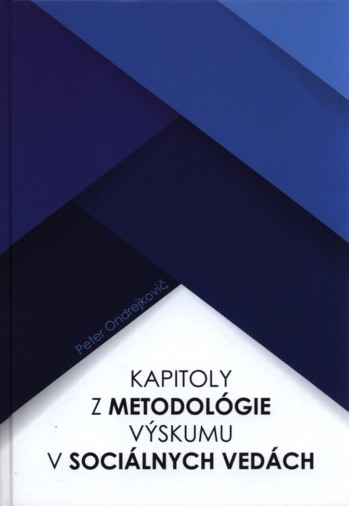 Kapitoly z metodológie výskumu v sociálnych vedách