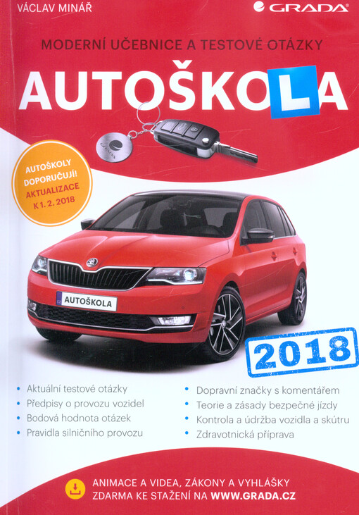 Autoškola 2018 | Minář Václav - e-kniha, První vydání