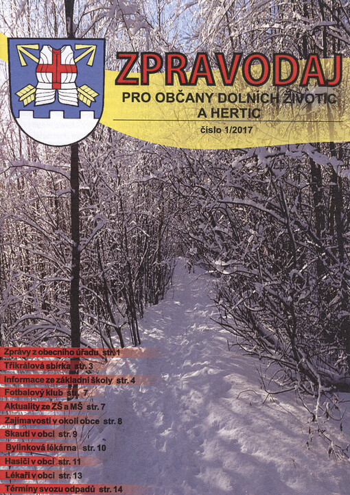 Zpravodaj pro občany Dolních Životic a Hertic