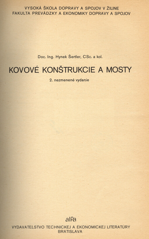 Kovové konštrukcie a mosty