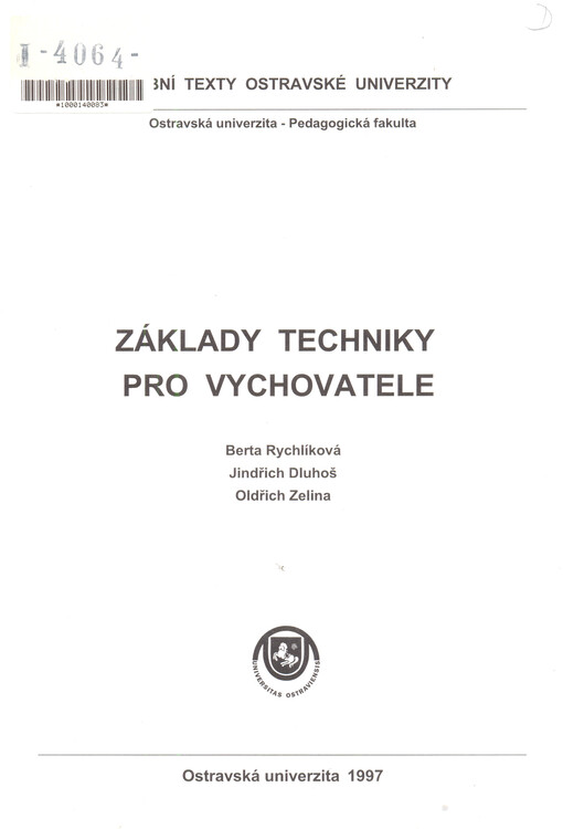 Základy techniky pro vychovatele