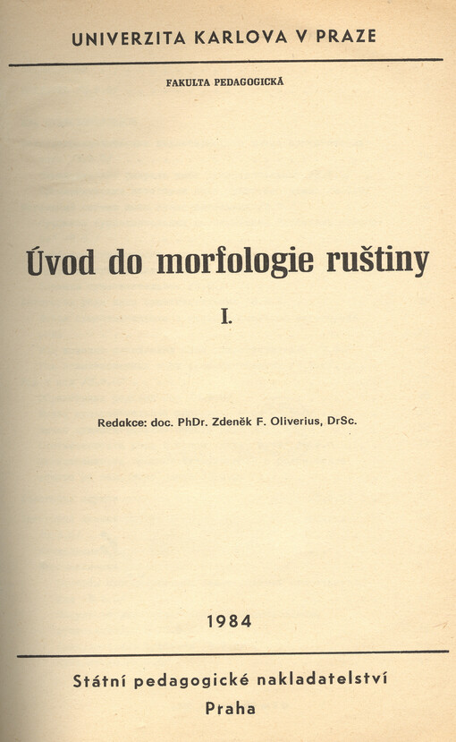 Úvod do morfologie ruštiny.Část 1