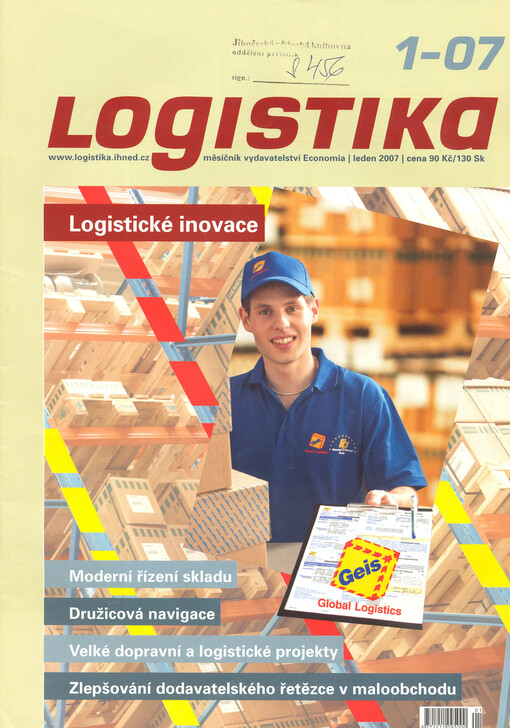 Logistika :měsíčník pro dopravu, skladování a manipulaci