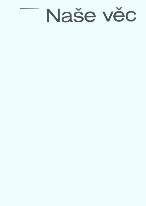 Naše věc