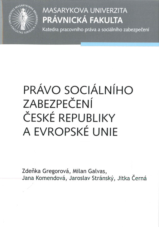 Právo sociálního zabezpečení České republiky a Evropské unie