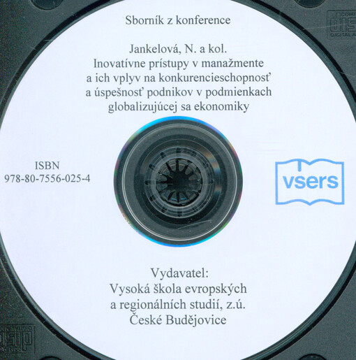 Inovatívne prístupy v manažmente a ich vplyv na konkurencieschopnosť a úspešnosť podnikov v podmienkach globalizujúcej sa ekonomiky: sborník z konference