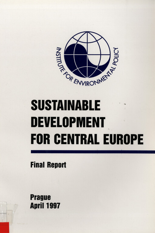 Sustainable development for Central Europe : final report