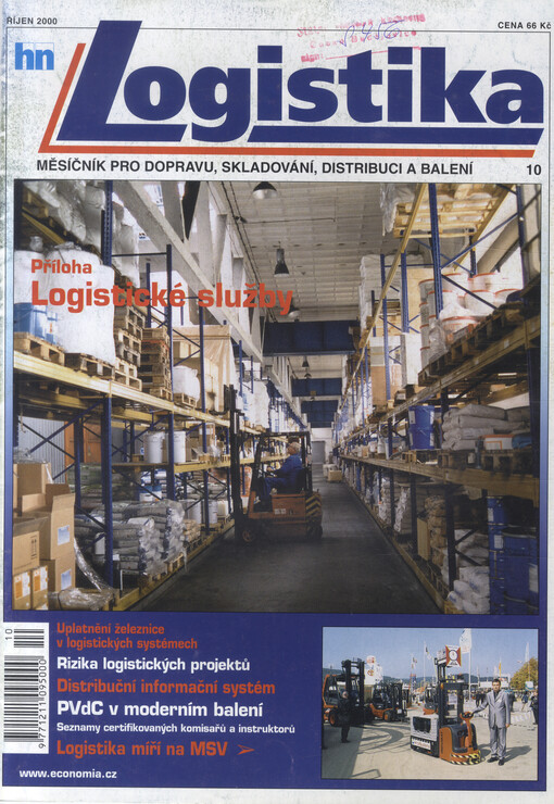 Logistika :měsíčník pro dopravu, skladování a manipulaci