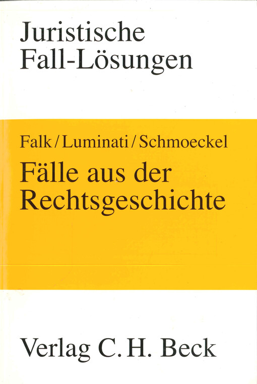 Fälle aus der Rechtsgeschichte