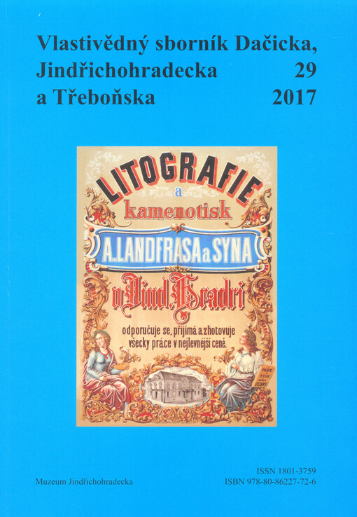 Vlastivědný sborník Dačicka, Jindřichohradecka a Třeboňska