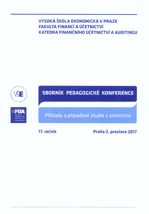 Sborník pedagogické konference : ... ročník : Praha ...