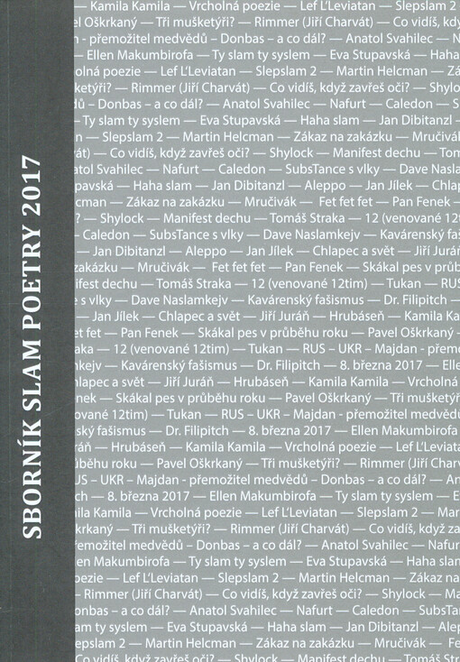 Sborník slam poetry 2016