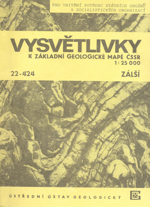 Vysvětlivky k Základní geologické mapě ČSSR 1:25 000. 22-424, Zálší, Fünfter Band, Warren Hastings
