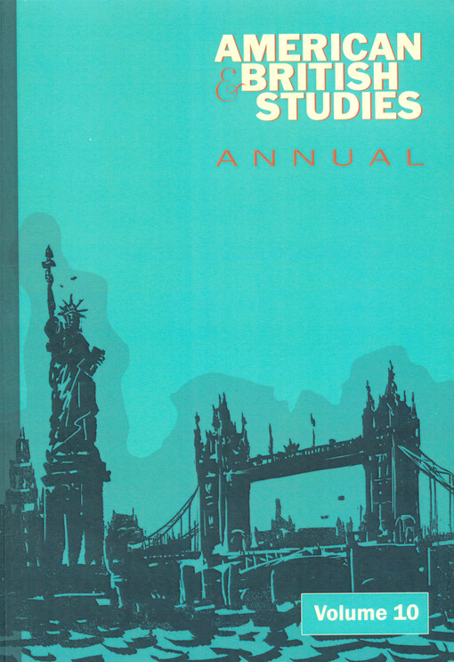 American and British studies annual