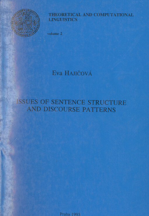 Issues of Sentence Structure and Discourse Patterns