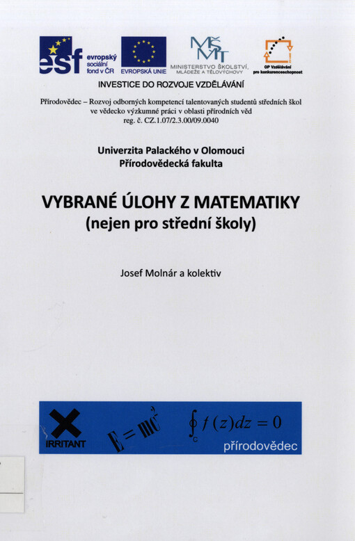 Vybrané úlohy z matematiky : (nejen pro střední školy)