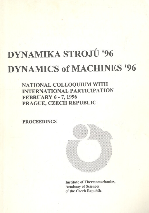 Sborník příspěvků kolokvia Dynamika tekutin '95