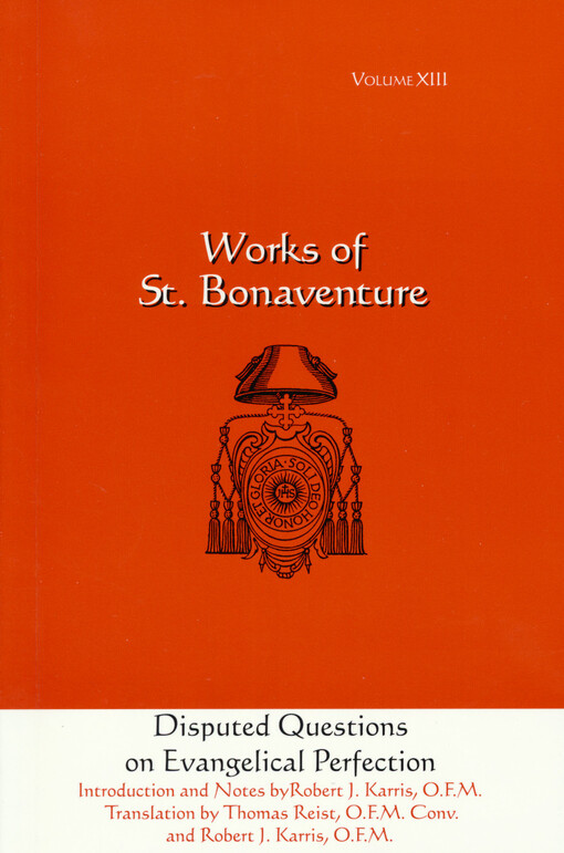 Disputed questions on evangelical perfection