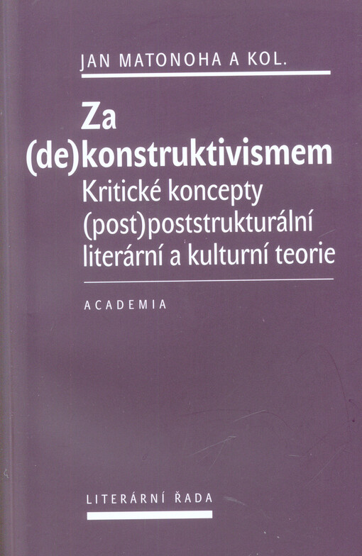 Za (de)konstruktivismem