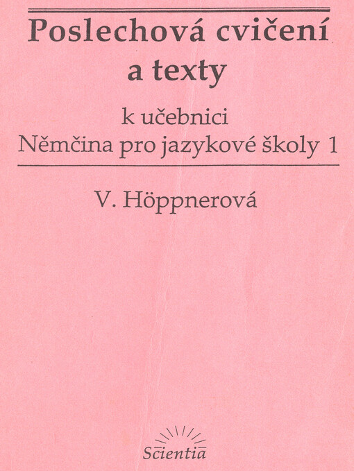 Poslechová cvičení a texty k učebnici Němčina pro jazykové školy 1