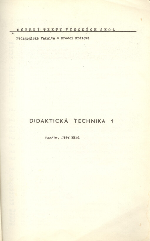 Didaktická technika 1