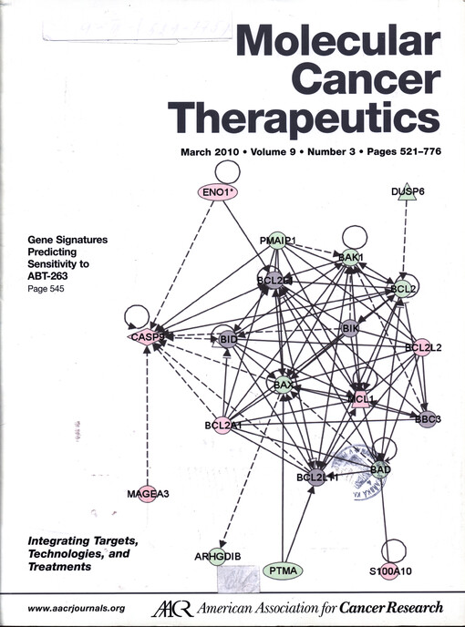 Molecular cancer therapeutics : the journal of targets, therapeutics, and development