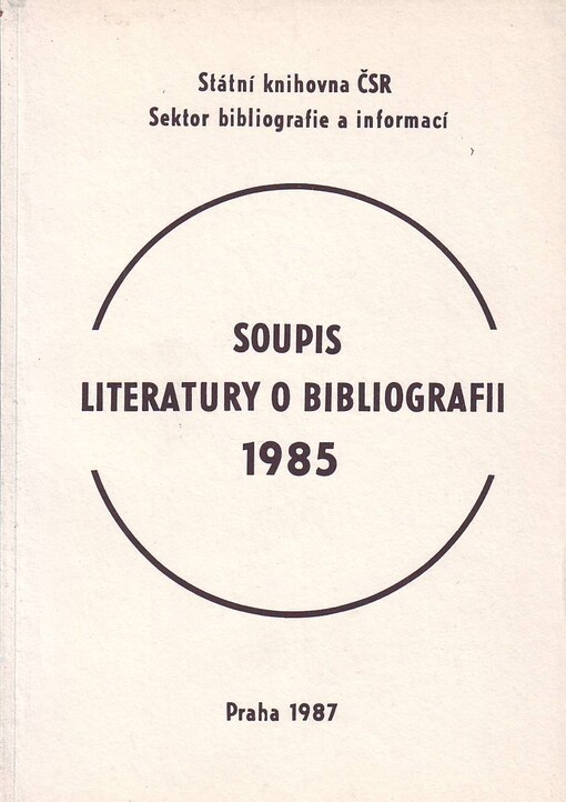 Soupis literatury o bibliografii