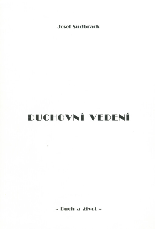Duchovní vedení