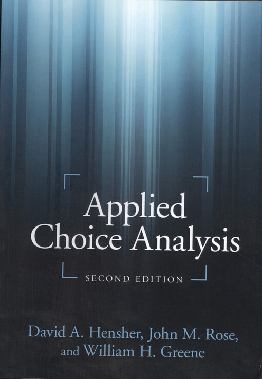 Applied choice analysis