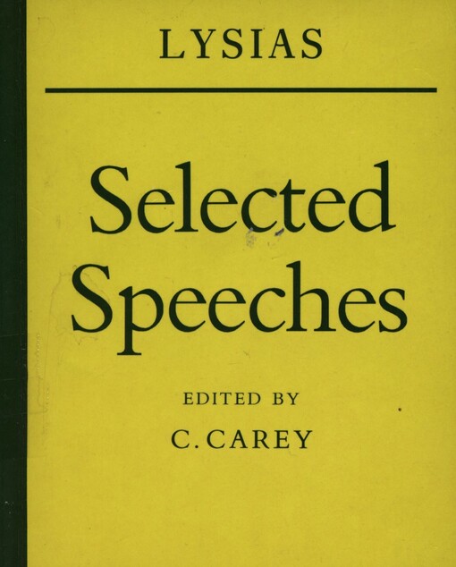 Selected speeches