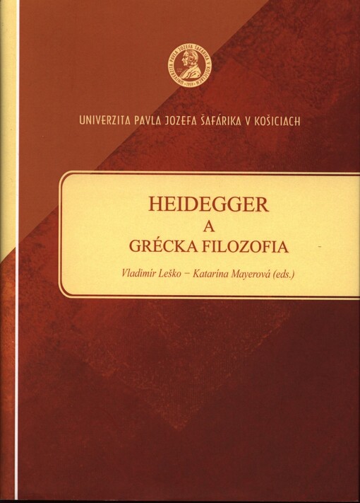 Heidegger a grécka filozofia