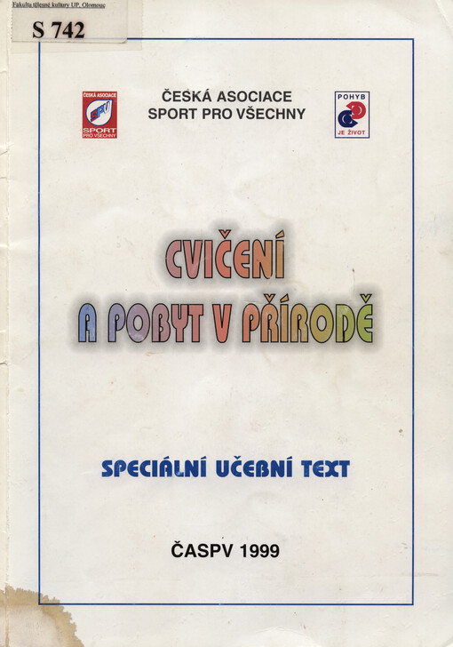 Cvičení a pobyt v přírodě : speciální učební texty