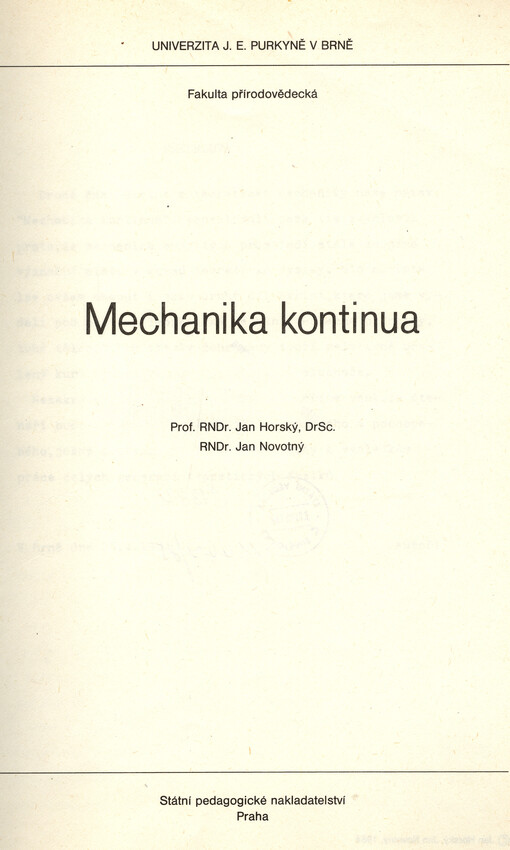 Mechanika kontinua