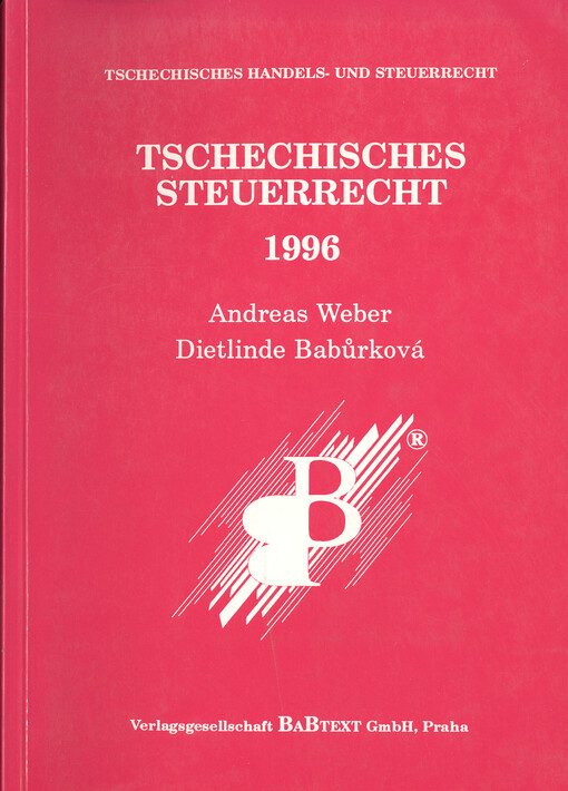 Tschechisches Steuerrecht 1996