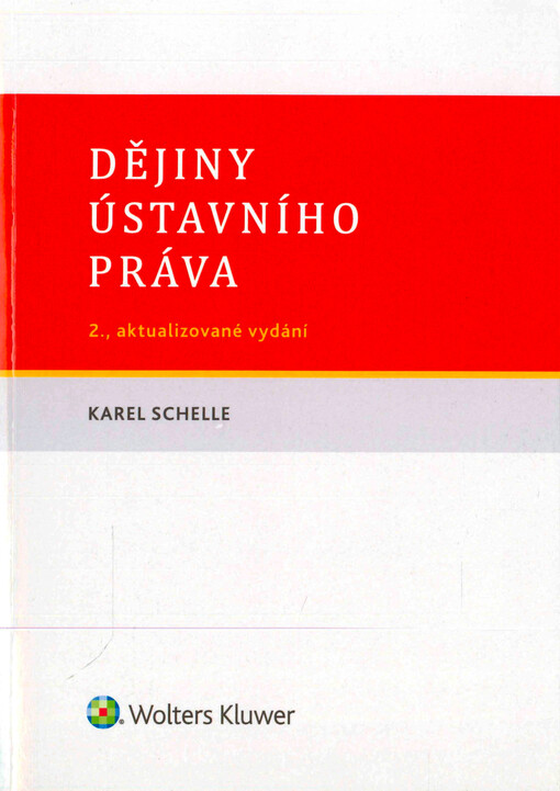 Dějiny ústavního práva - 2. vydání