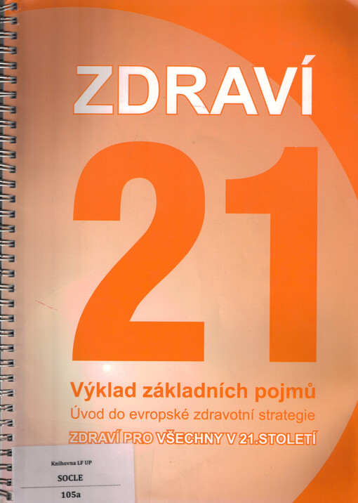 Zdraví 21: výklad základních pojmů