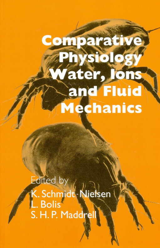 Comparative physiology : water, ions and fluid mechanics