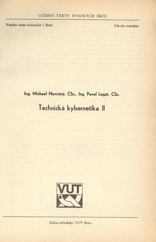 Technická kybernetika II