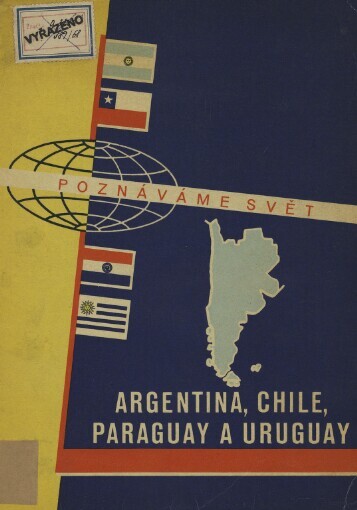 Argentina, Chile, Paraguay a Uruguay: Soubor map : Měř. 1:6 000 000