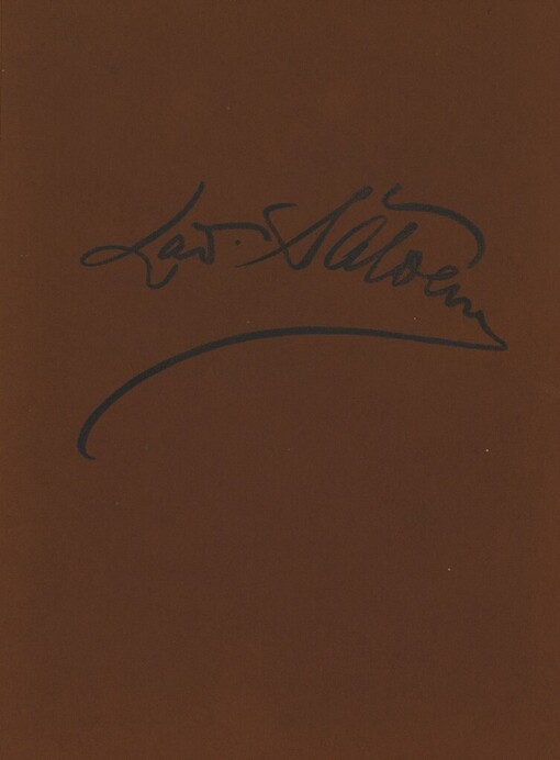 Ladislav Šaloun a jeho dílo