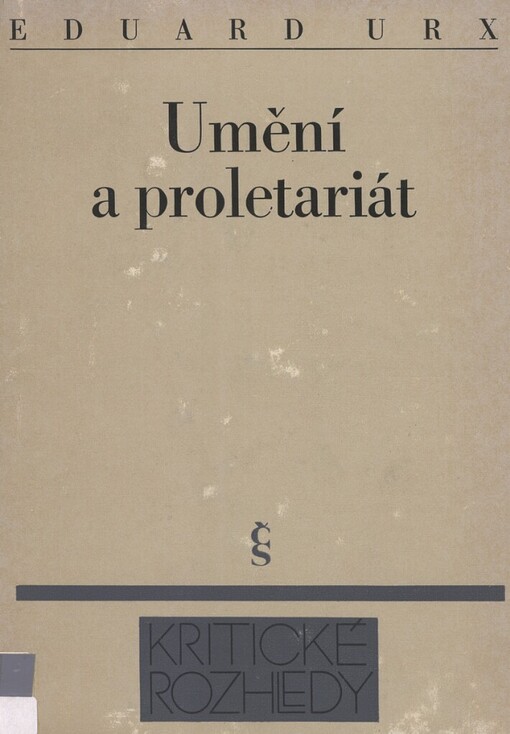 Umění a proletariát